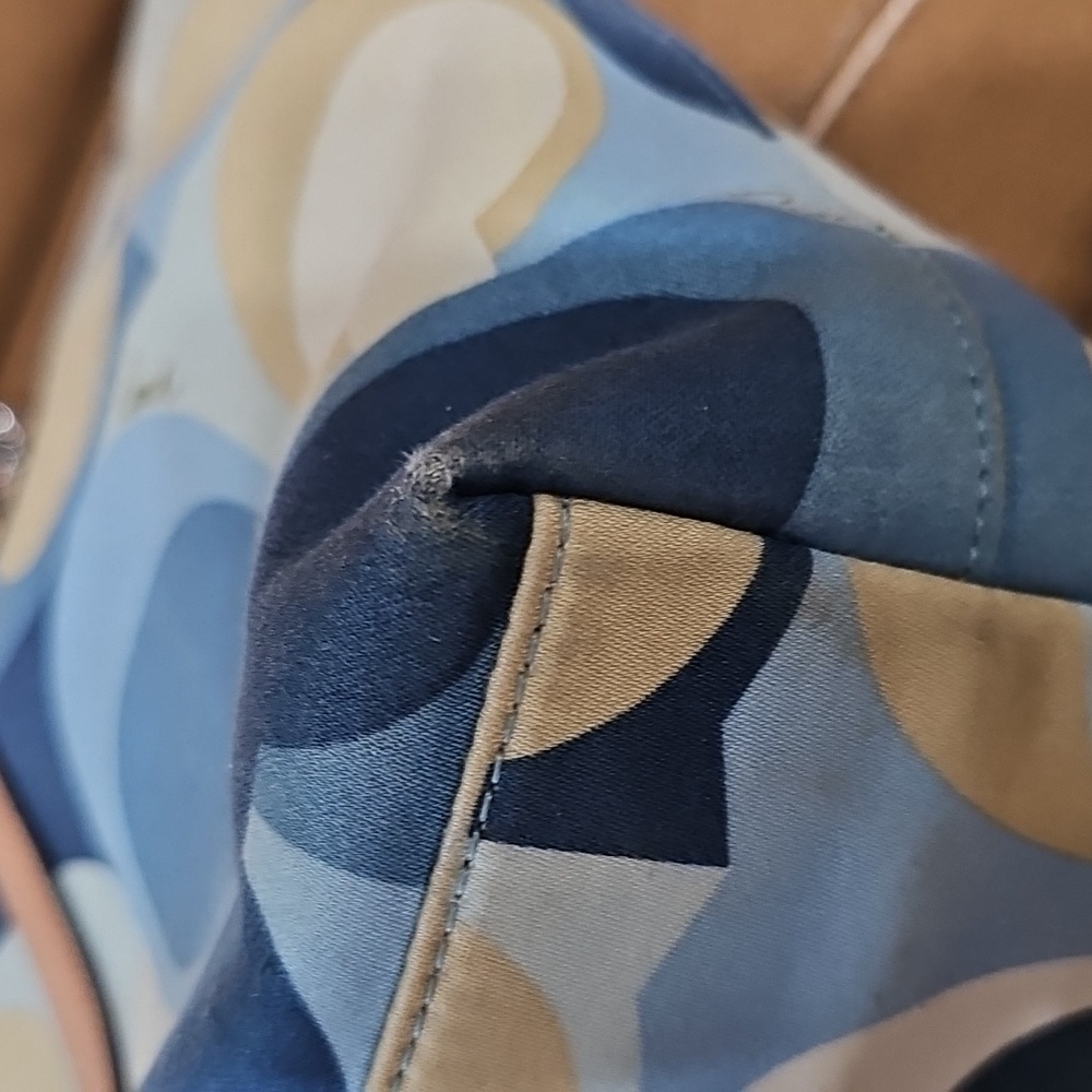 Coach Vintage 2000's Y2K Pastel Blue - Picture 3 of 5